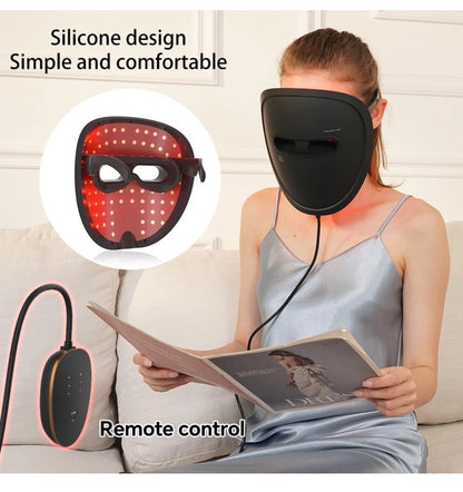 Mascarilla facial de terapia de luz LED