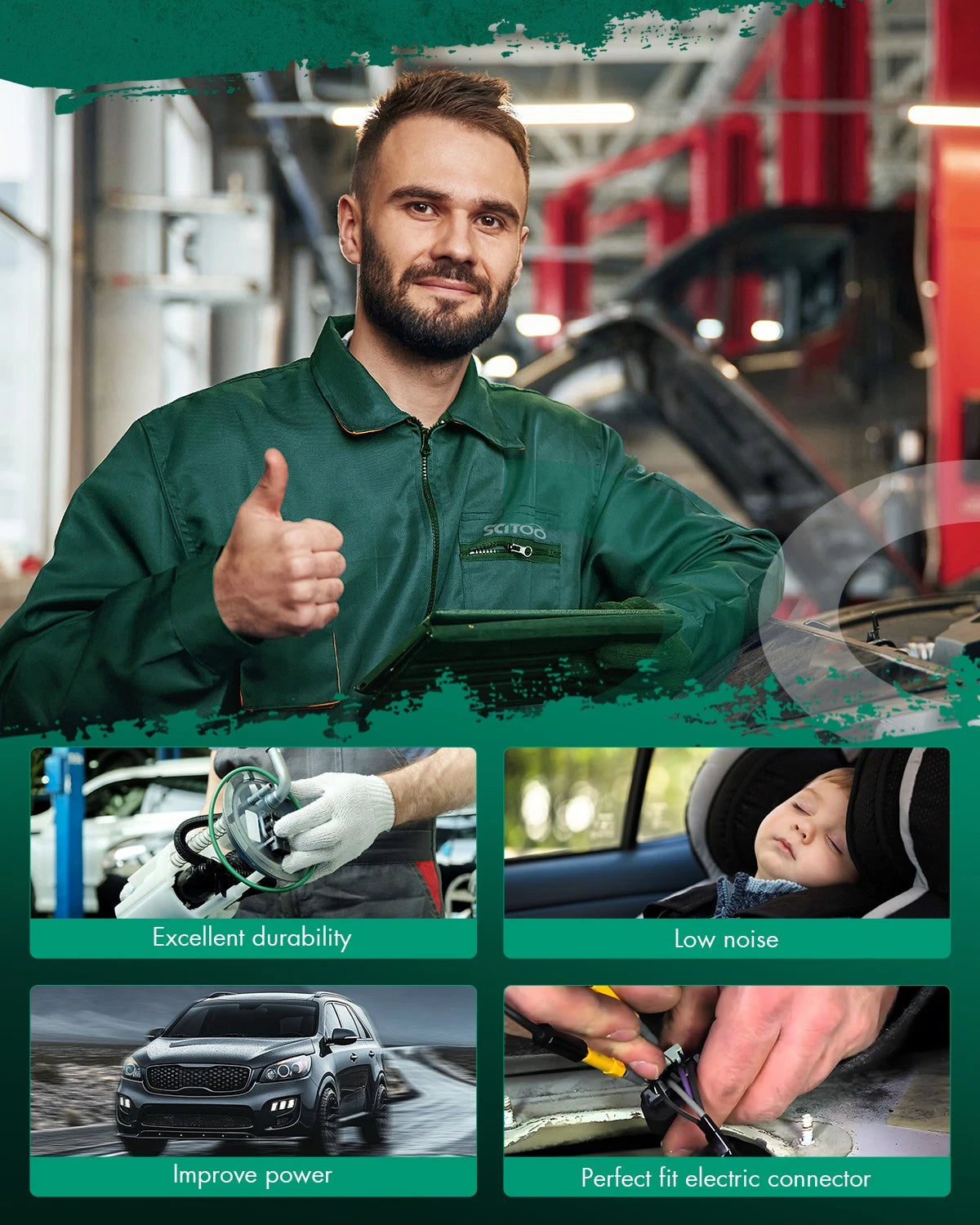 Bomba de combustible eléctrica, 2.3L, 3.0L, 3.2L, Accord 98-01-02