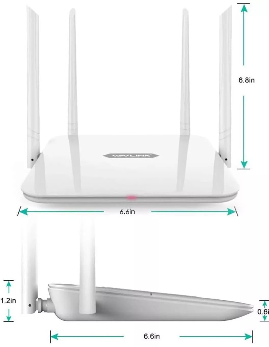 ROUTER WI-FI WI-FI WI-FI WAVLINK AC1200 DOBLE.