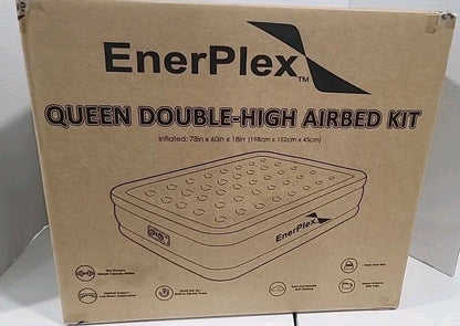 Colchón Inflable Queen marca EnerPlex Doble Altura