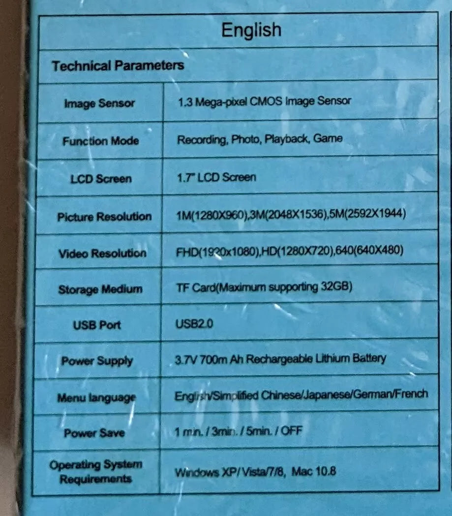 Cámara Acuática Para Niños Prograce (USADO).