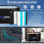 Tina de Hielo Large 99 Gal ICEDOO Plegable Portátil