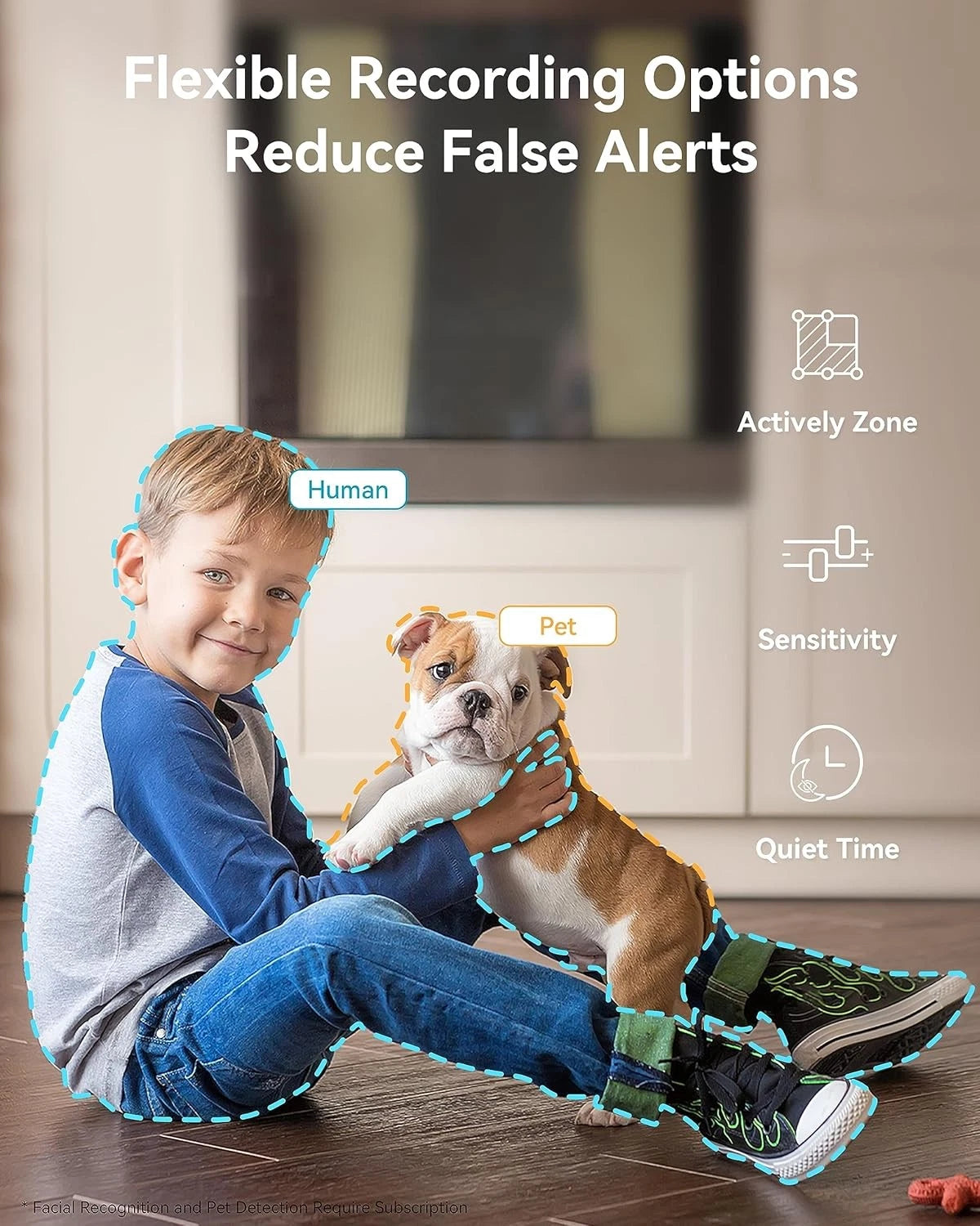 Blurams Cámara Mascota 2K, Cámaras para Seguridad en el Hogar.