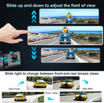Dash Cam Espejo 12″ Frontal y Trasera 1080p 64 GB