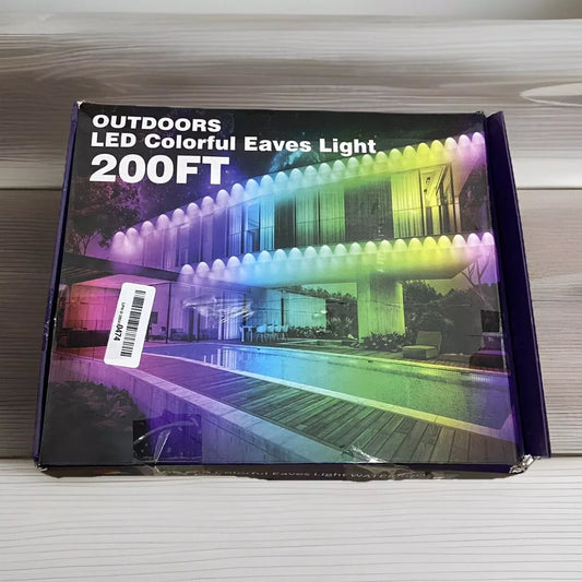 Luces LED Permamente, 200FT, IP67, Exterior, Control Remoto.
