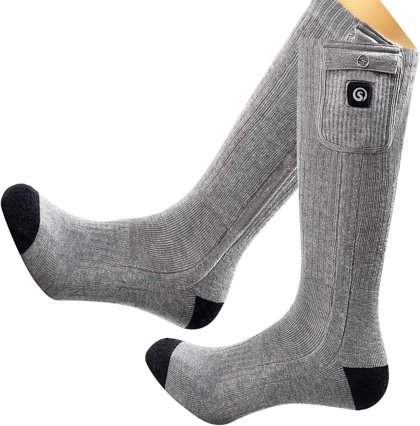 Calcetines térmicos eléctricos con batería recargable.