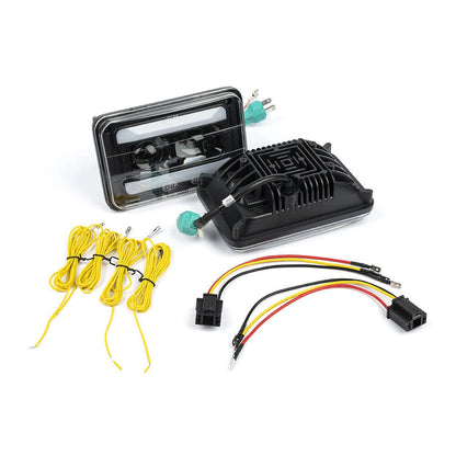 Faros LED 4x6 Pulgadas para Volvo 240 740 760 2 Piezas