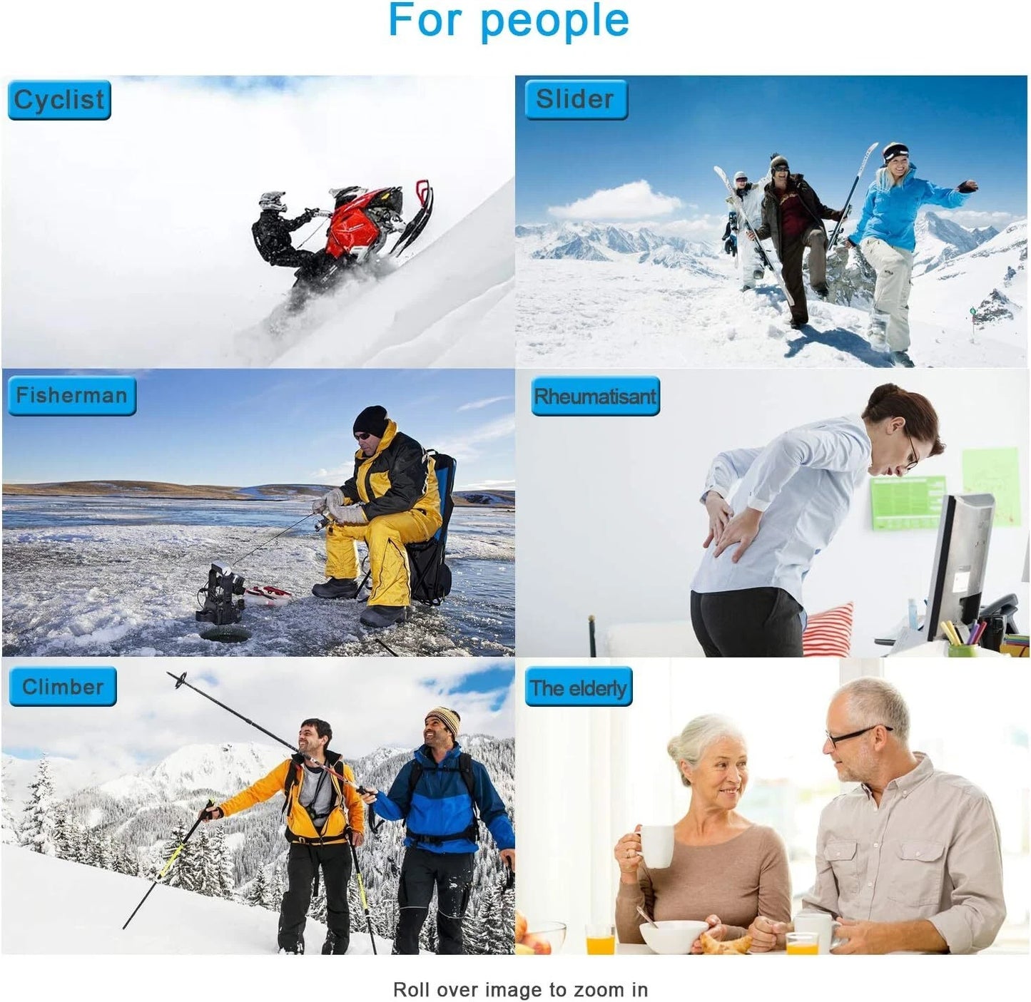 Calcetines térmicos eléctricos con batería recargable.