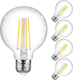 Bombillas de Globo, Ascher Vintage, E26, 6W, LED, 4000K, Vintage.