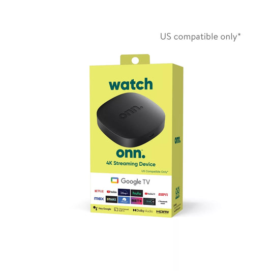 ONN. Google TV 4K Streaming Box (Nuevo, 2023), Resolución 4K UHD.