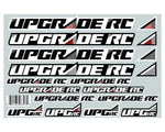 Hojas de stickers con logos de RC, ProTek, Upgrade y Ecopower
