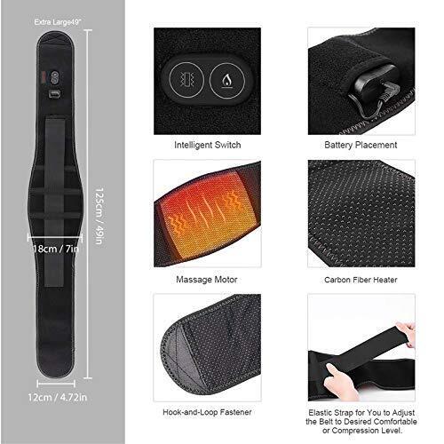 Cinturón electrico de masaje, térmico 40" CUEHEAT