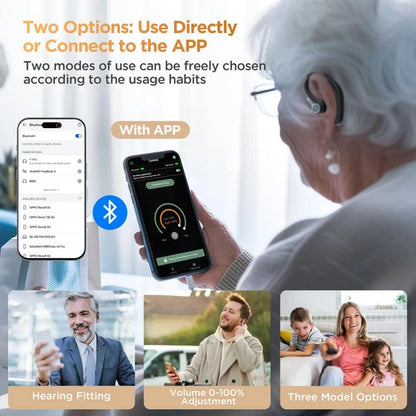 Audífonos con Bluetooth, ROYAL HEARING.(USADOS)