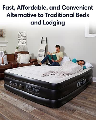 Colchón de aire Queen con bomba integrada, 18". USADO OlarHike