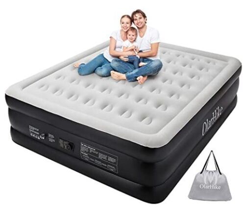 Colchón de aire Queen con bomba integrada, 18". USADO OlarHike