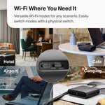 Enrutador de Viaje ultraportátil Wi-Fi 6 AX1500 TP-Link CAJA ABIERTA