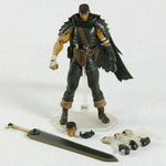 Figura Berserk Guts Black Swordsman Figma 359 Articulada Con Caja abierta