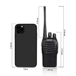 Walkie Talkies Pxton Largo Alcance Recargables Con Audífonos Linterna y Base