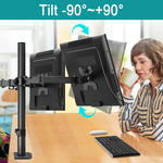Soporte Dual para dos monitores: compatible con pantallas de 10 a 30"CONX