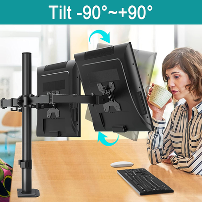 Soporte Dual para dos monitores: compatible con pantallas de 10 a 30"CONX