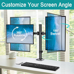 Soporte Dual para dos monitores: compatible con pantallas de 10 a 30"CONX