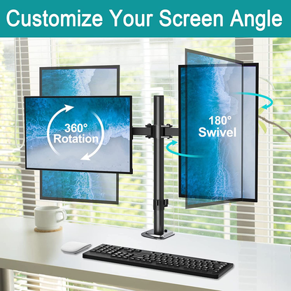 Soporte Dual para dos monitores: compatible con pantallas de 10 a 30"CONX