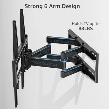 Soporte TV 26-65” Movimiento Completo Brazo Ajustable Mountup MU-0010-B