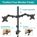 Soporte Dual para dos monitores: compatible con pantallas de 10 a 30"CONX