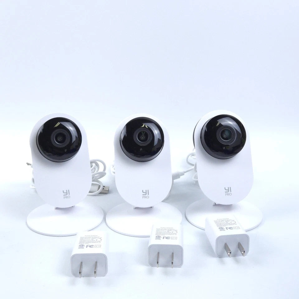 YI Cámara casera de 3 pzs, sistema inteligente de vigilancia de seguridad