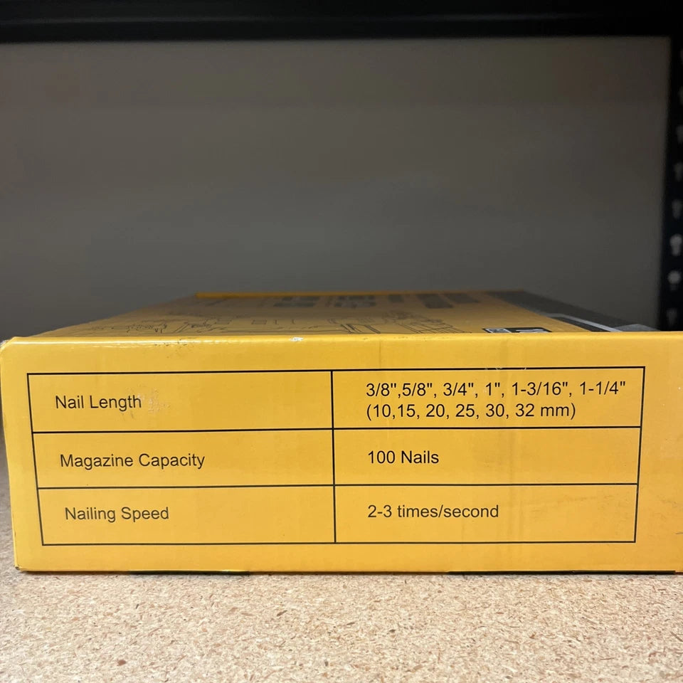 Clavadora Brad inalámbrica 18GA 20V máx., pistola de clavos calibre 18