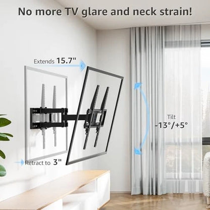 Soporte TV 26-65” Movimiento Completo Brazo Ajustable Mountup MU-0010-B