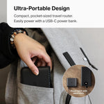 Enrutador de Viaje ultraportátil Wi-Fi 6 AX1500 TP-Link CAJA ABIERTA