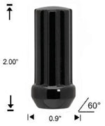 Juego de tuercas para RAM 1500, 2012-2018, negras con llave.
