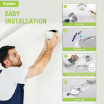 Luces Led Empotrables DAMINY 6 Pulgadas Blanco 12 pza.
