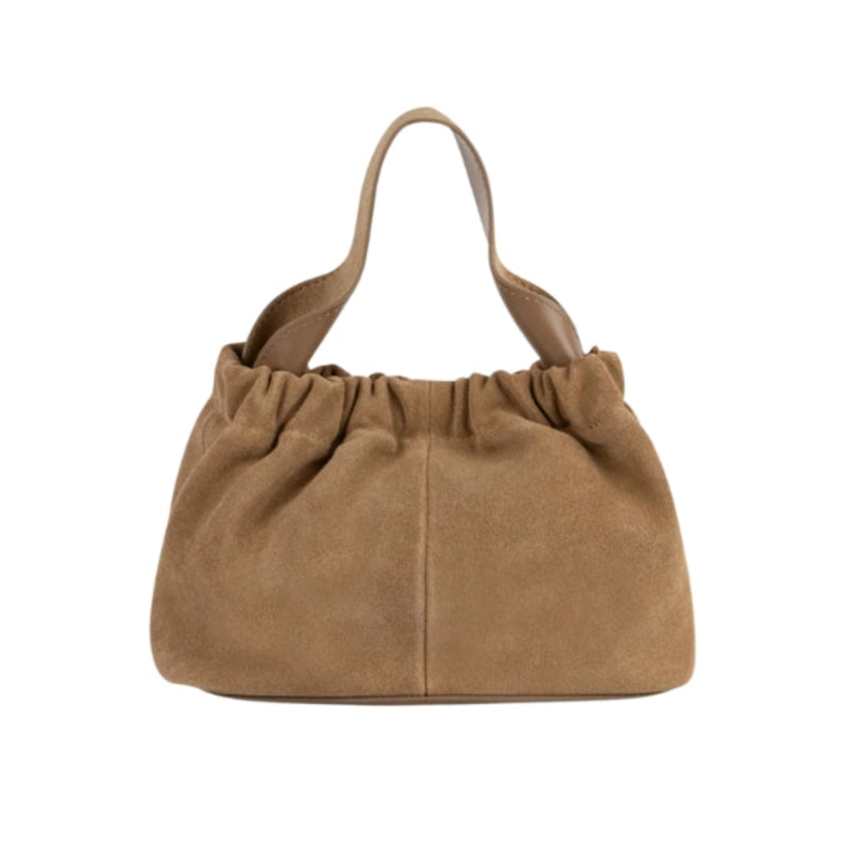 Minibolso Dolce Vita Ariana Gamuza Taupe color topo