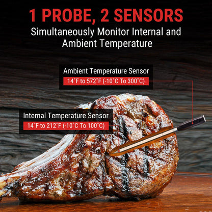 Termómetro de carne Bluetooth inalámbrico TP960 (CAJA ABIERTA)