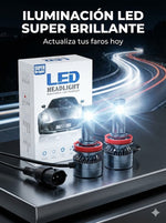 Sistema de iluminación LED para faros delanteros de 2 LED H11