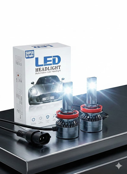 Sistema de iluminación LED para faros delanteros de 2 LED H11