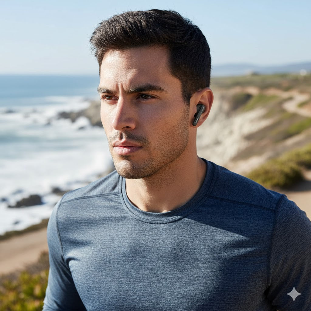 Auriculares Bluetooth HOAIYO VIMI G02 Android e iOS negro